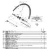 Shimano WH-R010 Black Rear Wheel Spokes
