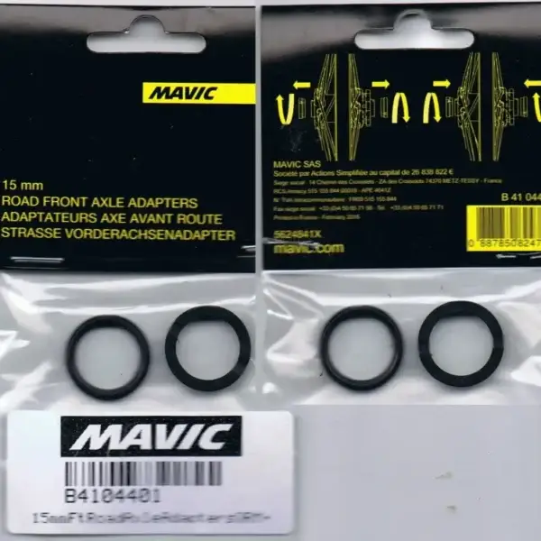 15mm Front Road Axle Adapters QRM B4104401