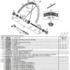 WH-RS30-A Black Wheel Spokes