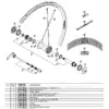 Shimano WH-7800 Silver Front Alloy Clincher Wheel Spoke