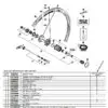 Shimano WH-9000 C35 Clincher Rear Wheel Spoke