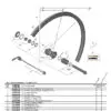 Shimano WH-M9000 XTR Tubeless 29er Wheel Black Spokes