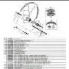 Shimano WH-R550R Silver Rear Clincher Wheel Spokes (Salvaged)