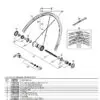 Shimano WH-RS20 Front Wheel Silver Spoke