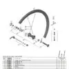 Shimano WH-RS81 C35 Tubeless Wheel Black Spoke