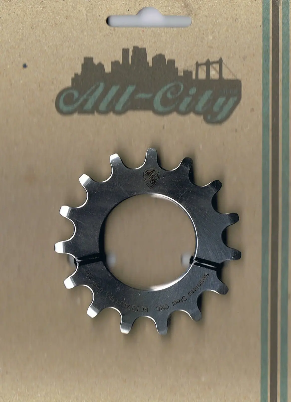 ALL CITY 15t Stainless Steel Fixed Sprocket