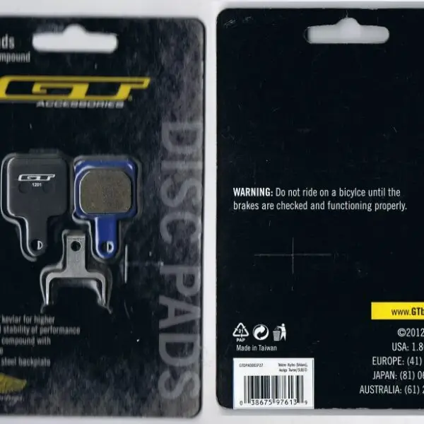 Tektro Hydro Volans Auriga Twinn & Sub Organic Disc Pads by GT Bicycles