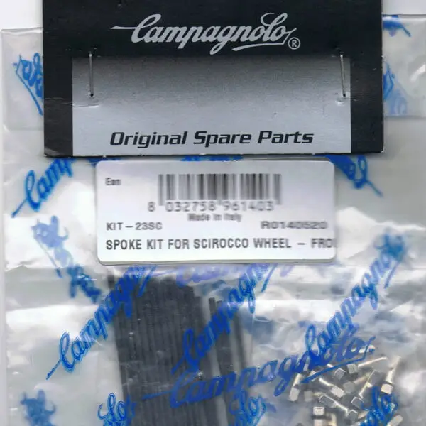 Scirocco 2010 Front Black Spoke Kit KIT-23SC