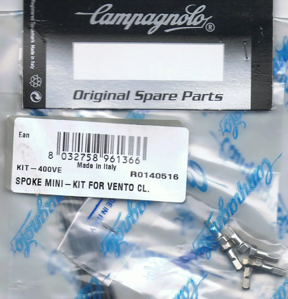 Vento Mini Black Spoke Kit KIT-400VE