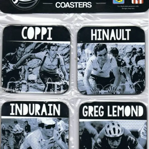 Classic Coasters Coppi Hinault Indurain Lemond