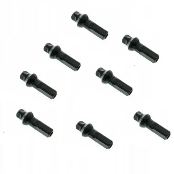 Sapim Double Square Drive 3.2 Ended Black Alloy Polyax Nipples 16mm