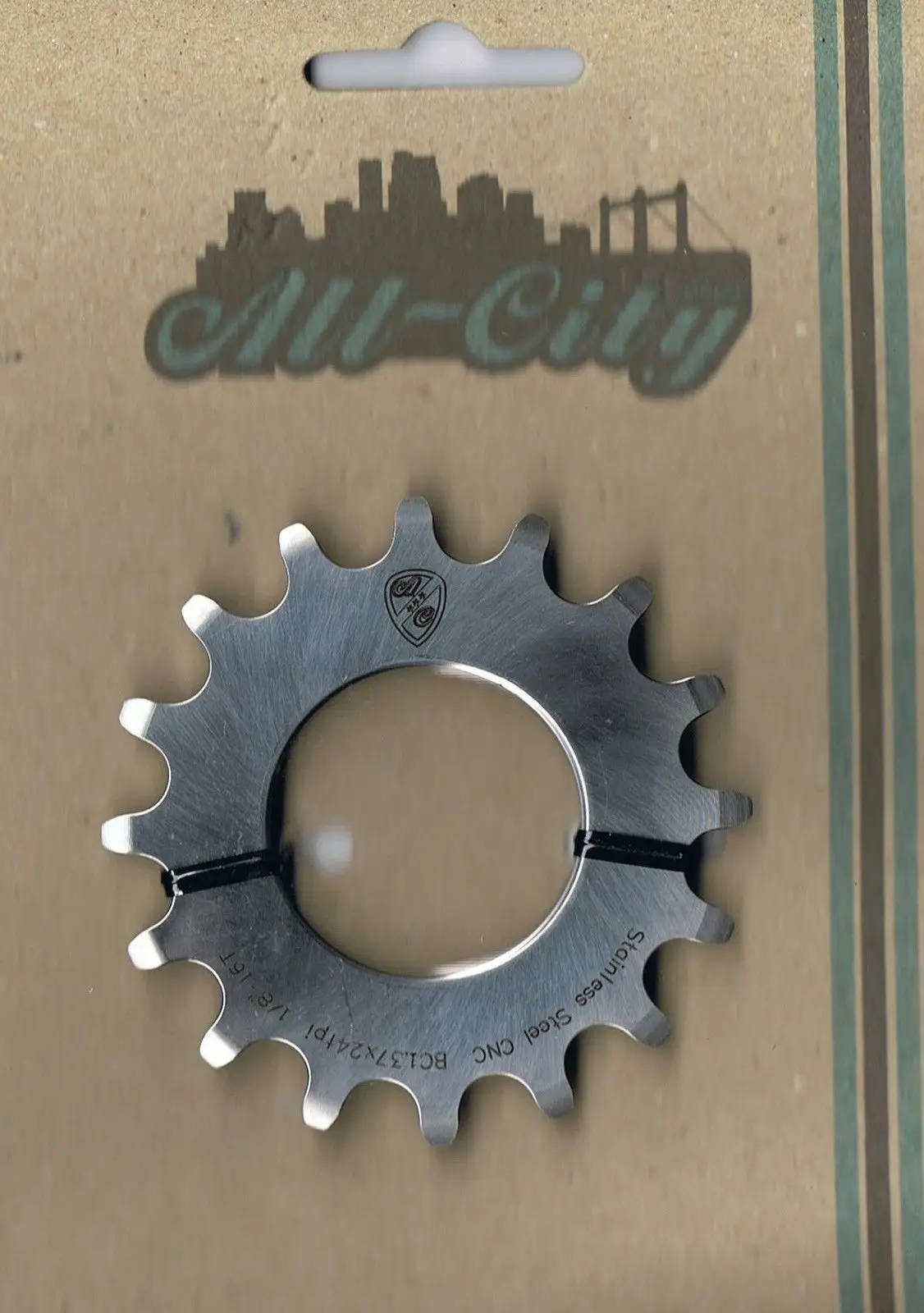ALL CITY 16t Stainless Steel Fixed Sprocket