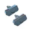 Fibrax ASH292 X Pattern Caliper Brake Pad for alloy rims