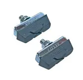 Fibrax ASH292 X Pattern Caliper Brake Pad for alloy rims