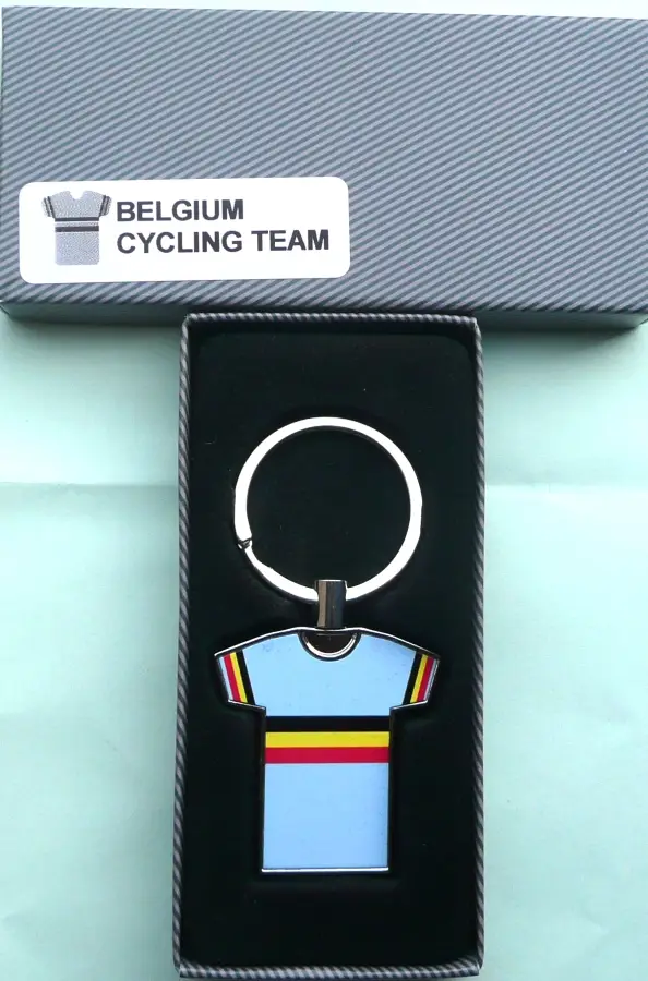 Team Belgium National Jersey Key Ring