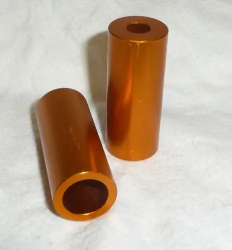 BLAZER PRO ALLOY SCOOTER PEGS PIPE TUBE STYLE GOLD