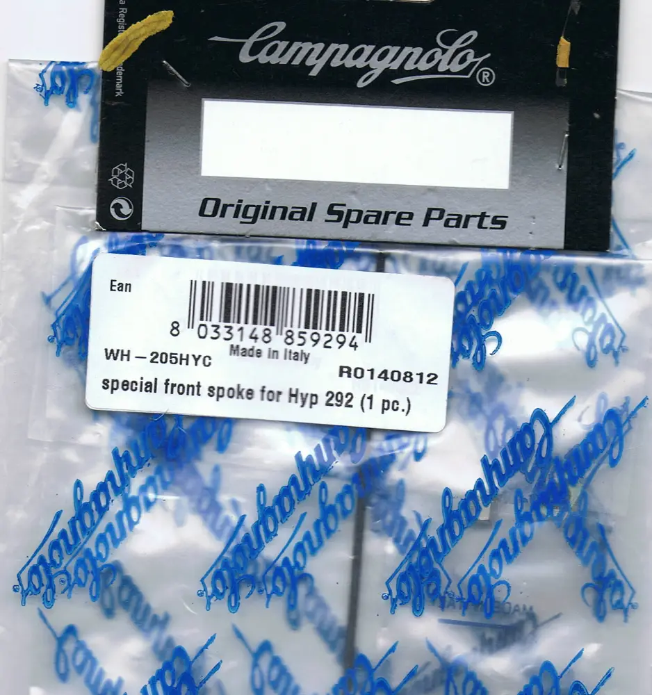 Hyperon 2010 Special Front Black Spoke WH-205HYC