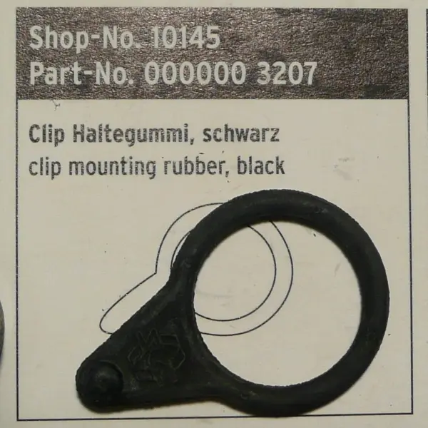 SKS Pump Clip Mounting Rubber