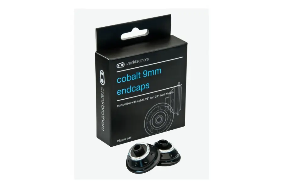 Crank Brothers Wheel End Caps Front 9mm Cobalt