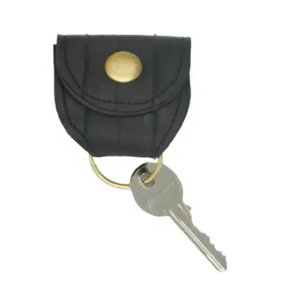 Cycle of Good Recycled Inner Tube Keyring