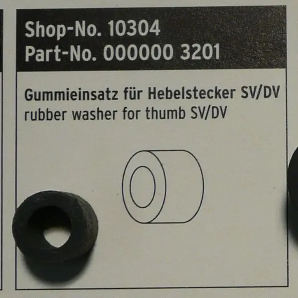 SKS Rubber Washer Insert for Thumb