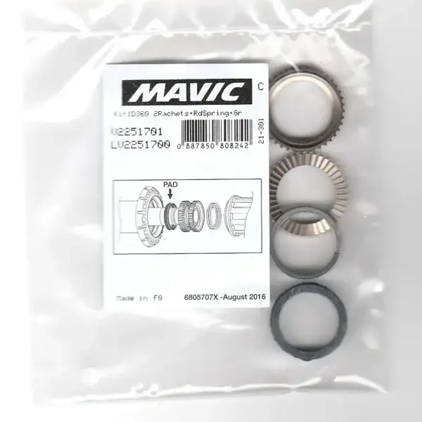 ID360 Ratchet Plates & Spring for ROAD Freehub Body - V2251701