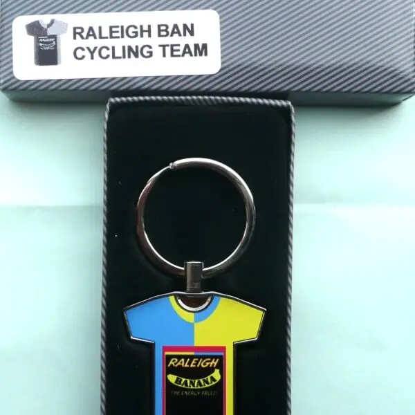 Team Raleigh Banana Jersey Key Ring