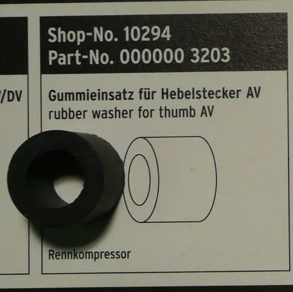 SKS Rennkompressor Pump Head Rubber Insert