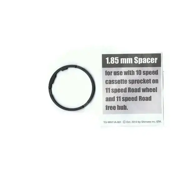 SHIMANO FH-9000 1.85mm 10 speed CASSETTE SPACER FOR 11 speed FREEHUB BODY