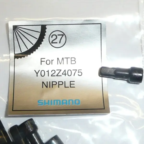 Shimano WH-MT55 RS10 Spoke Black Alloy Nipple 