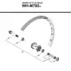 XT WH-M785 Complete Front Axle Assembly QR