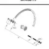 WH-RS61 Rear Wheel Complete Hub Axle Assembly 141mm QR