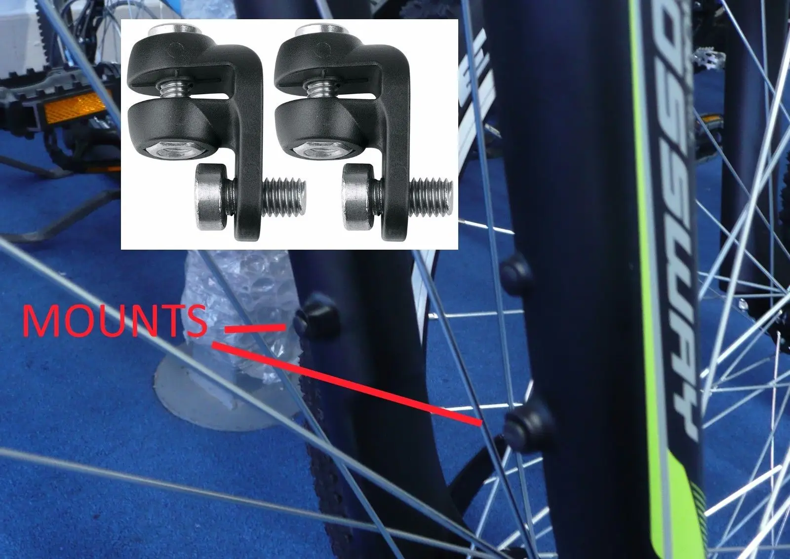 SKS Angled Mudguard Fork Mounting Bracket